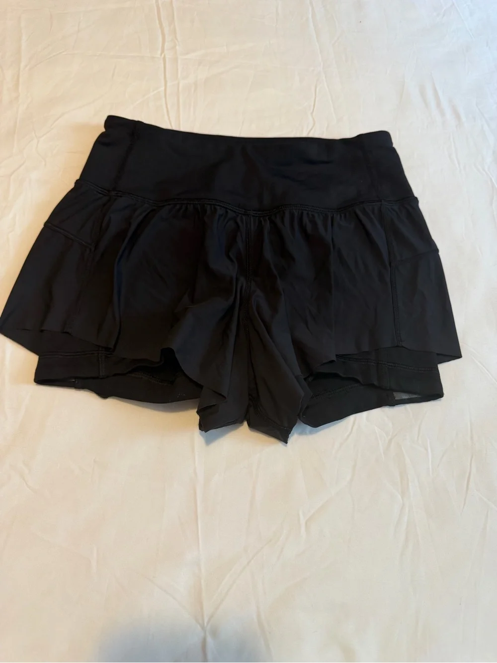 Lululemon Women’s Black Athletic Layered Running Shorts